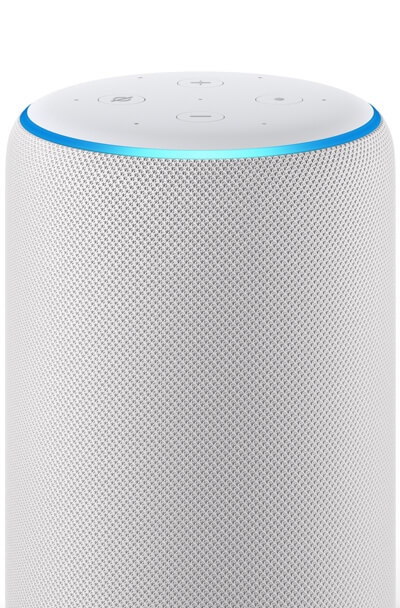 Echo White - skill Raccolta Rifiuti per Amazon Alexa